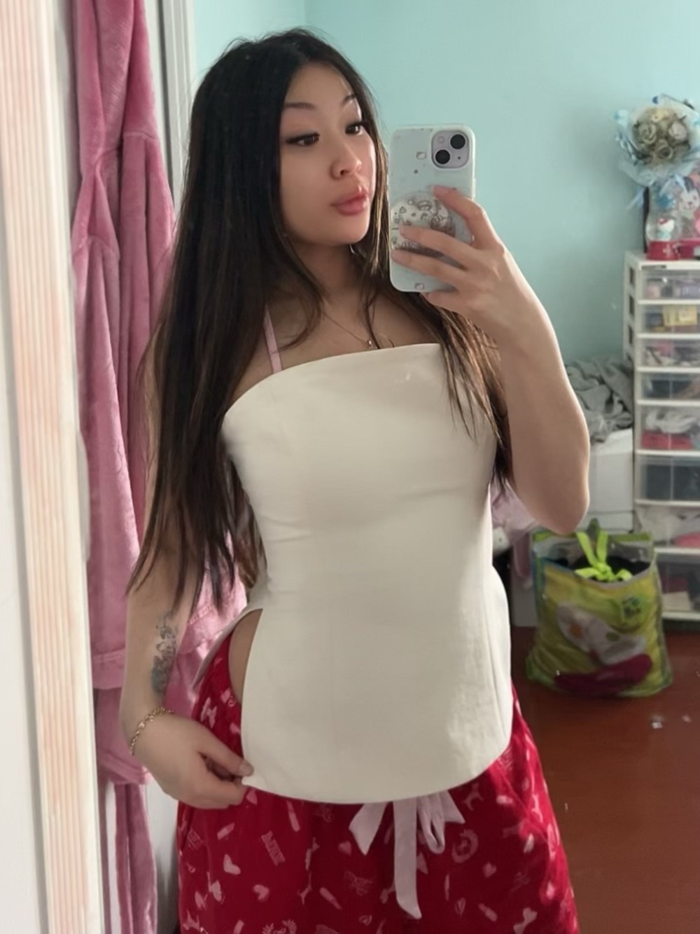 Aritzia Wilfred Posh Tube Top